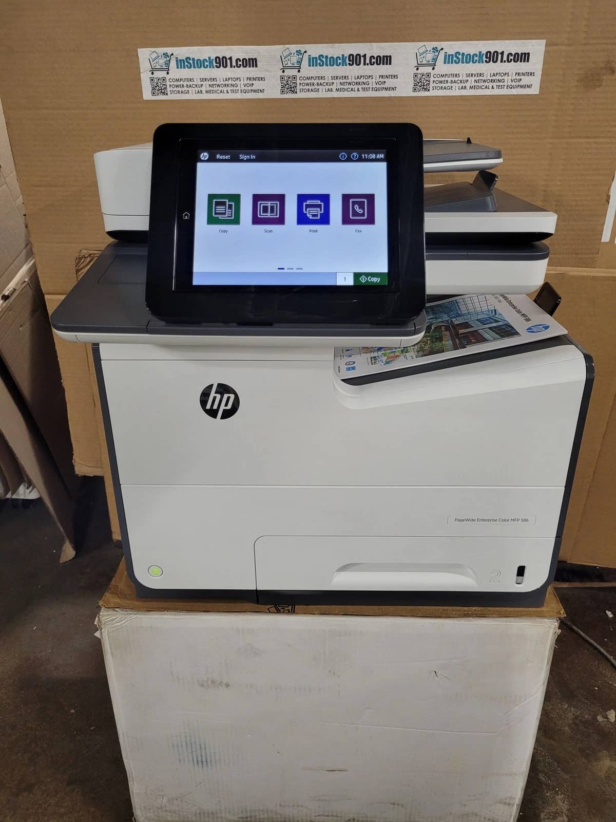 HP MFP 586F Printers Used - Good