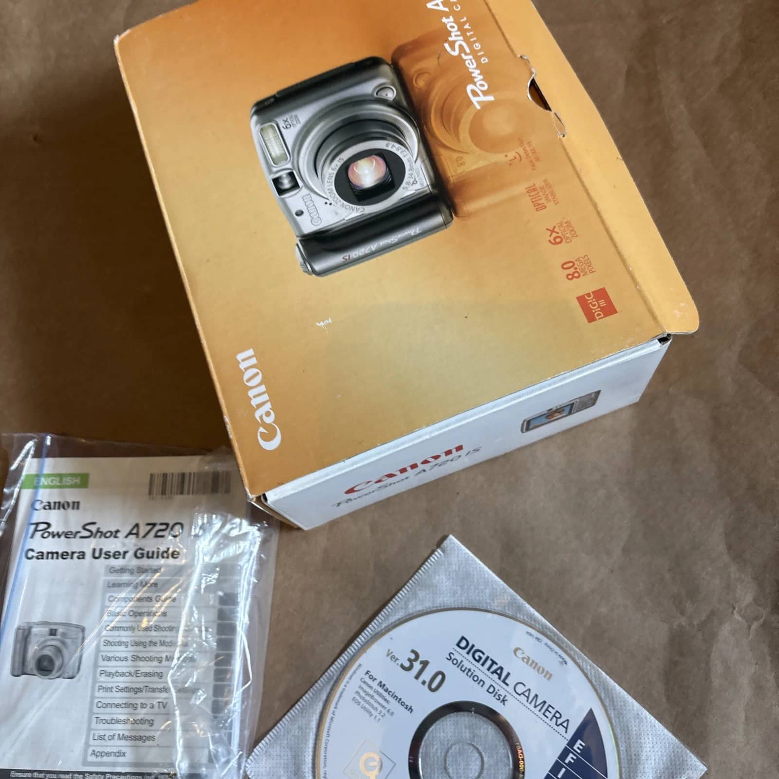 Canon PowerShot A720 IS Digital Cameras Silver New Body Only