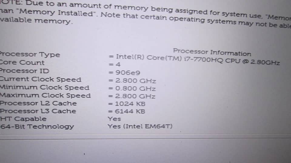 Dell Inspiron 15 7577 Computers