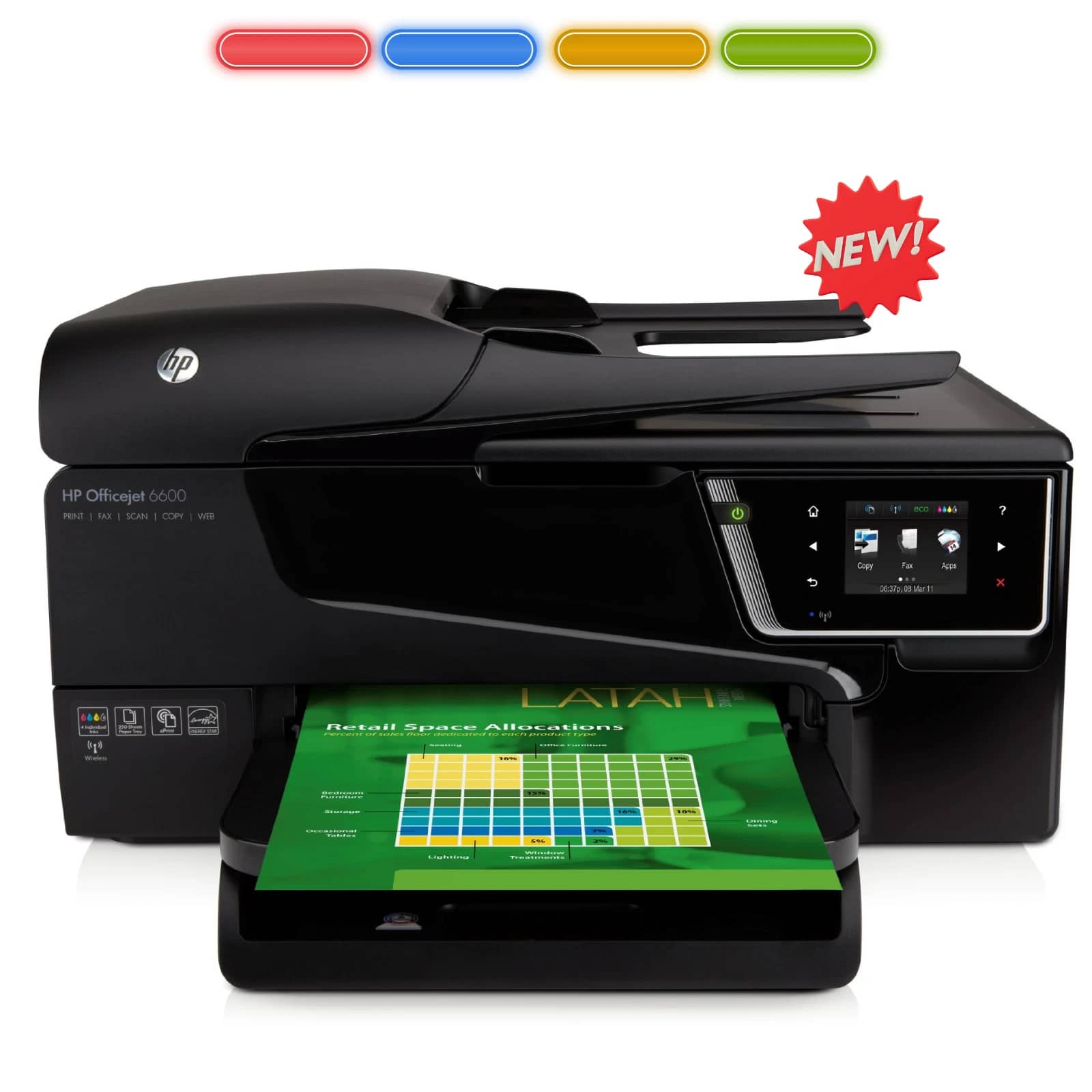 HP Officejet 6600 Printers New