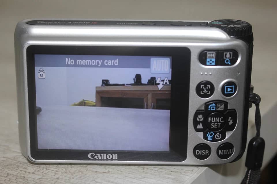 Canon A3000 Digital Cameras Silver Refurbished - Excellent Body Only