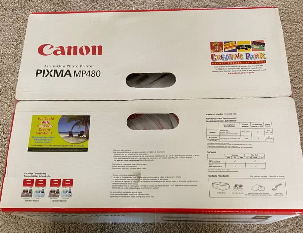 Canon mp480 Printers New