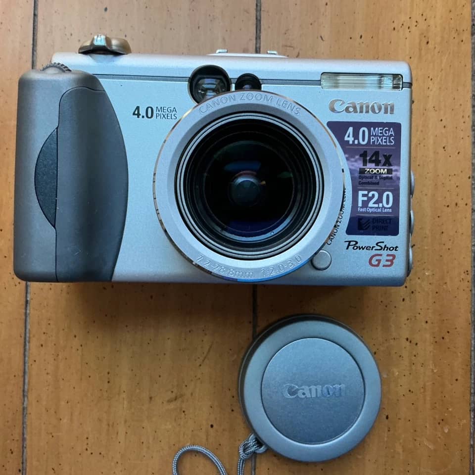 Canon PowerShot G3 Digital Cameras Gray Used - Very Good Body Only