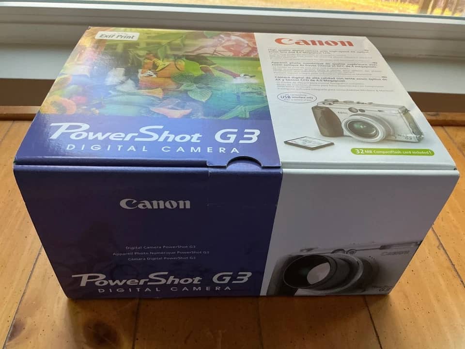 Canon PowerShot G3 Digital Cameras Gray Used - Very Good Body Only