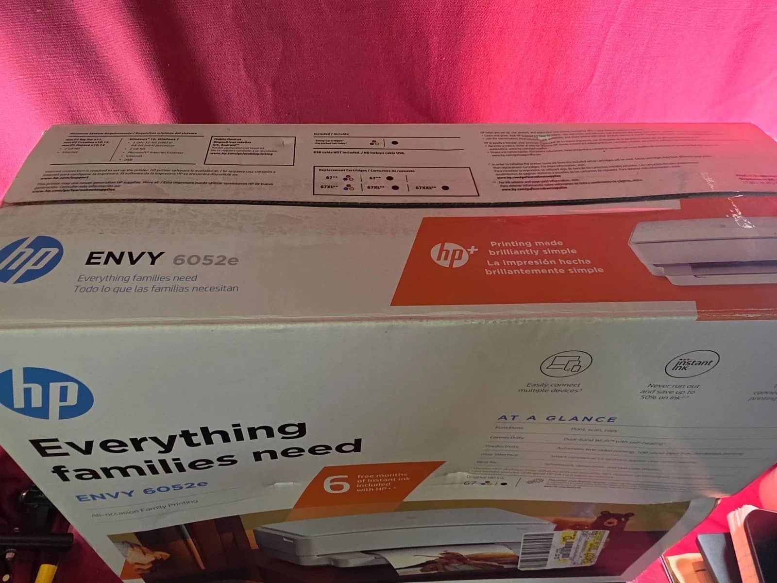 HP Envy 6052e Printers New