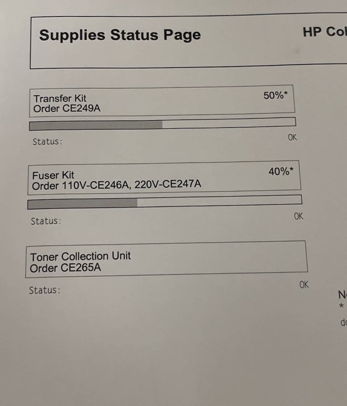 HP Color LaserJet Enterprise M651DN Printers New