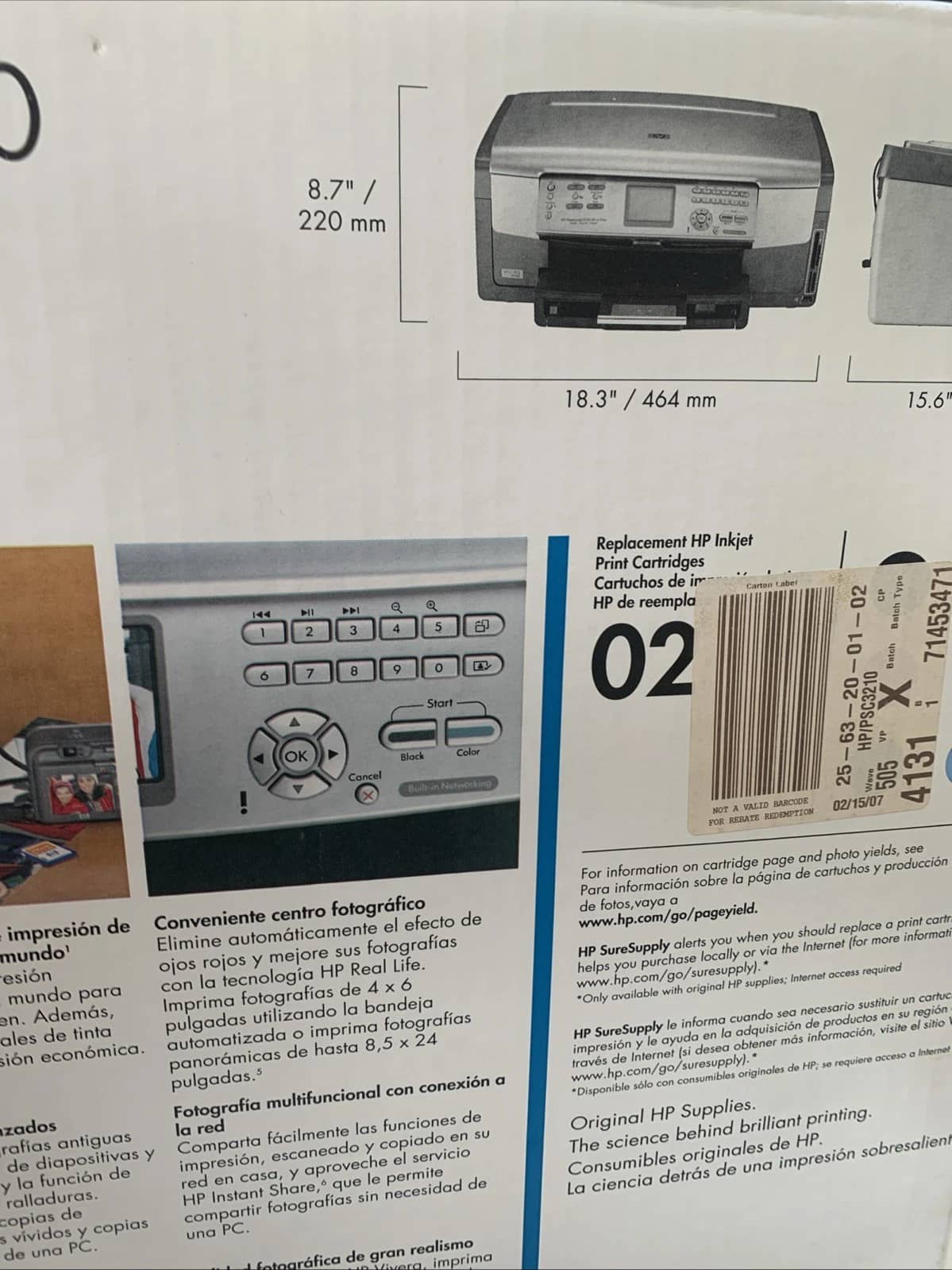 HP Photosmart 3210 Printers New