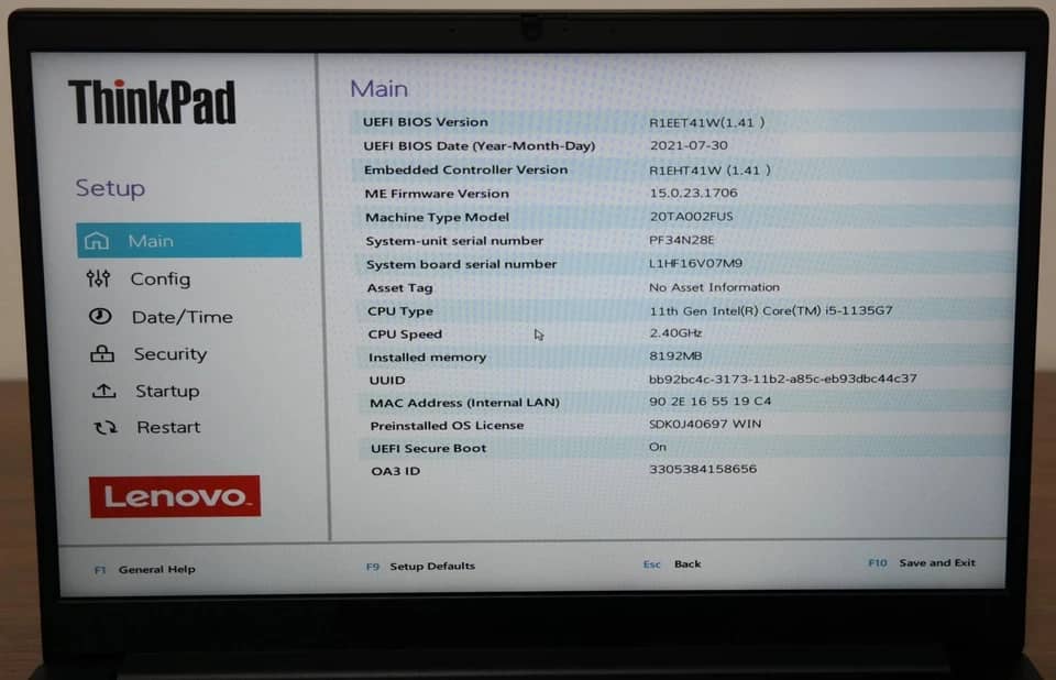 Lenovo ThinkPad E14 Gen 2 Computers