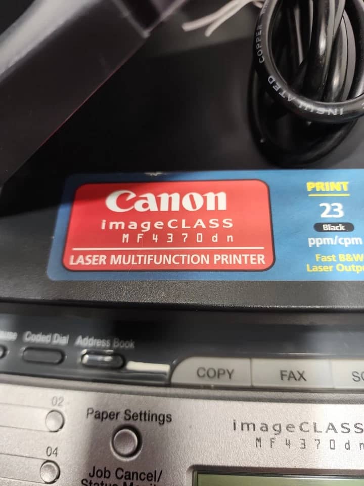 Canon MF4370DN Printers Used - Good