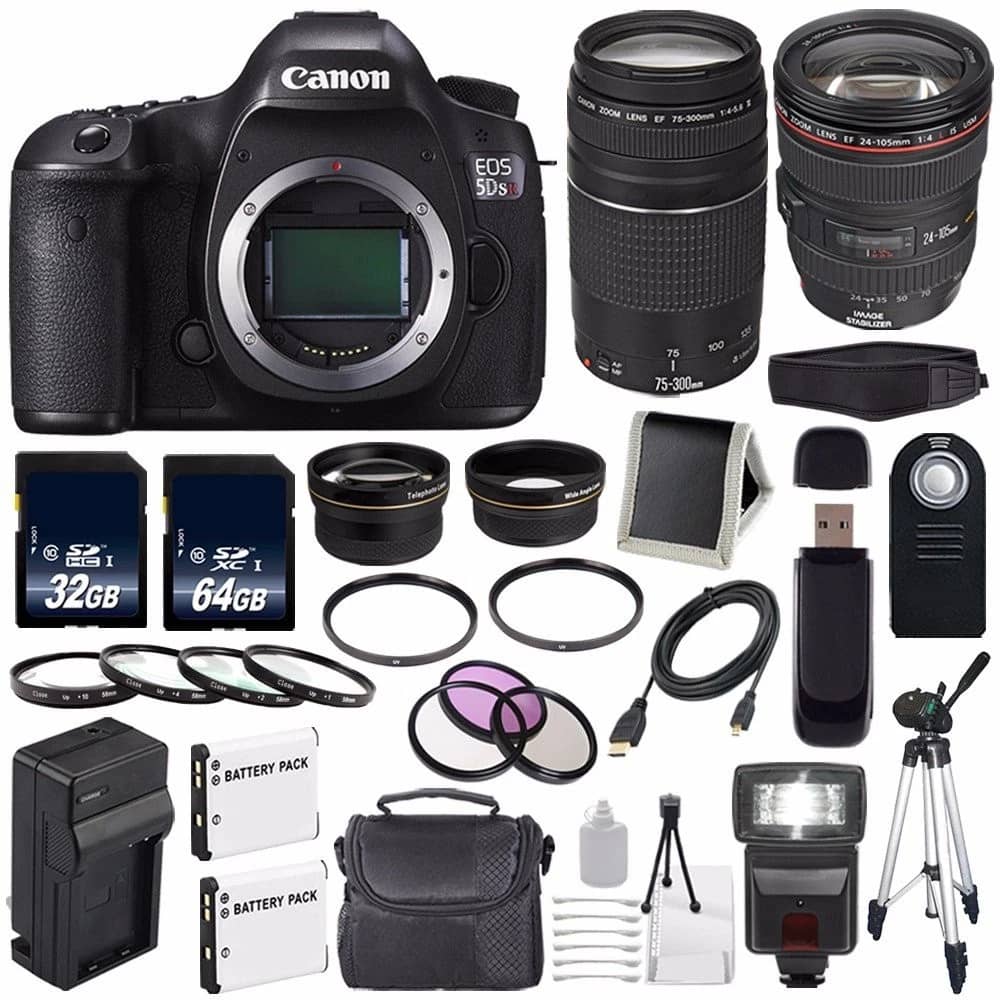 Canon EOS 5DS R Digital Cameras Black New Body Only