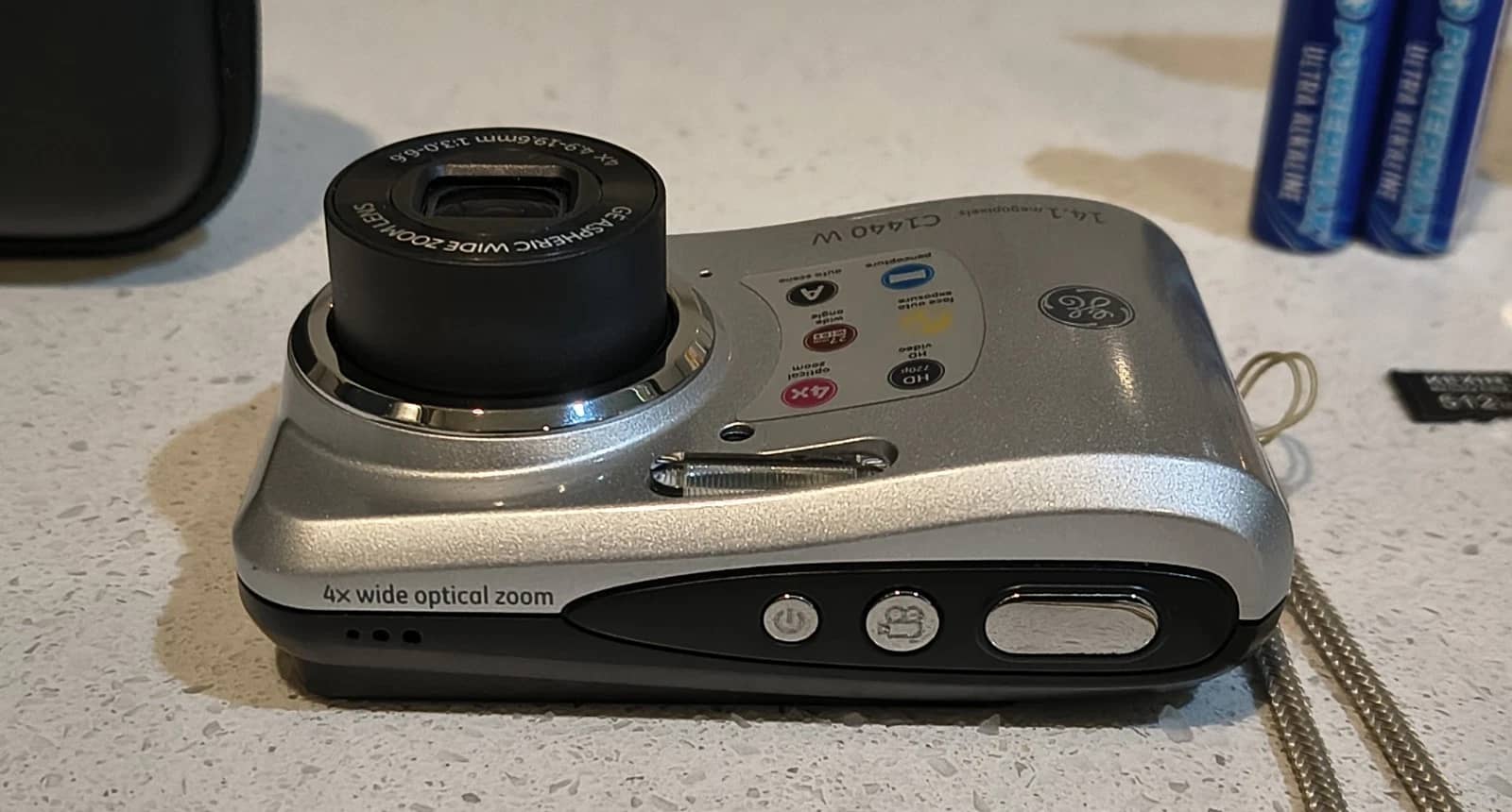 GE A1455 Digital Cameras Red Used - Good Body Only