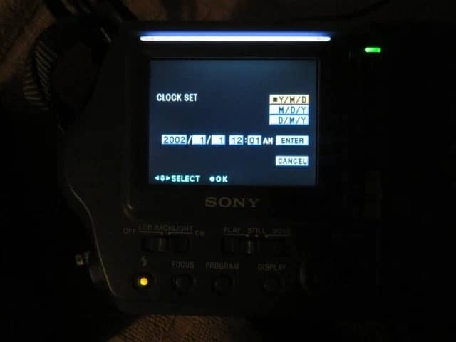 Sony Mavica MVC-FD100 Digital Cameras Silver Used - Good Body Only