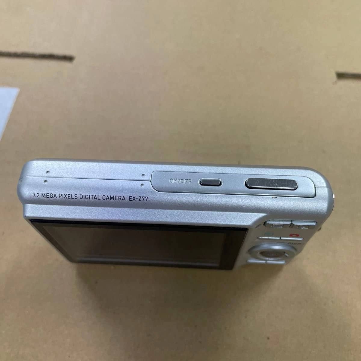 Casio EX-Z77 Digital Cameras White Used - Very Good Body Only