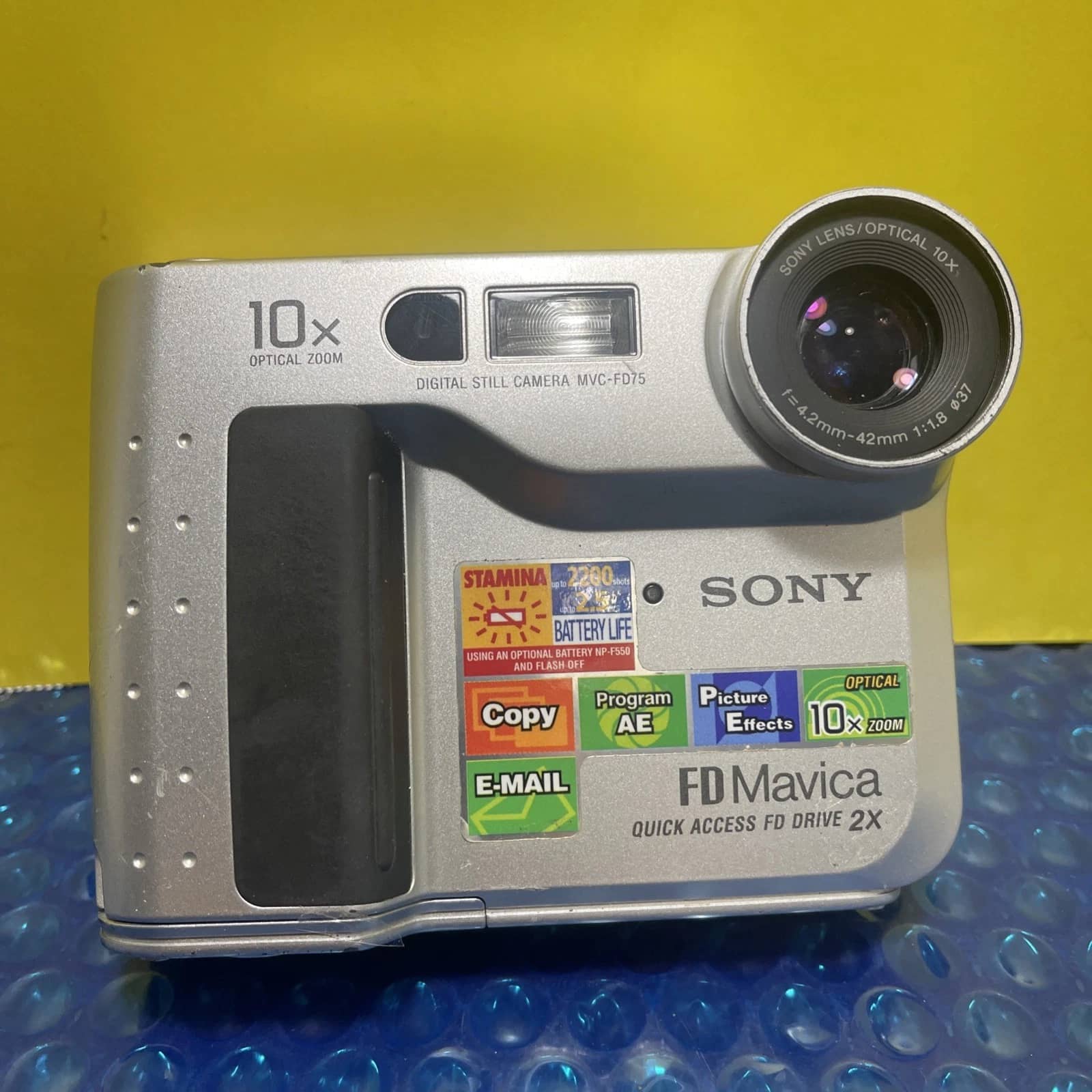 Sony MVC-FD75 Digital Cameras Silver New Body Only