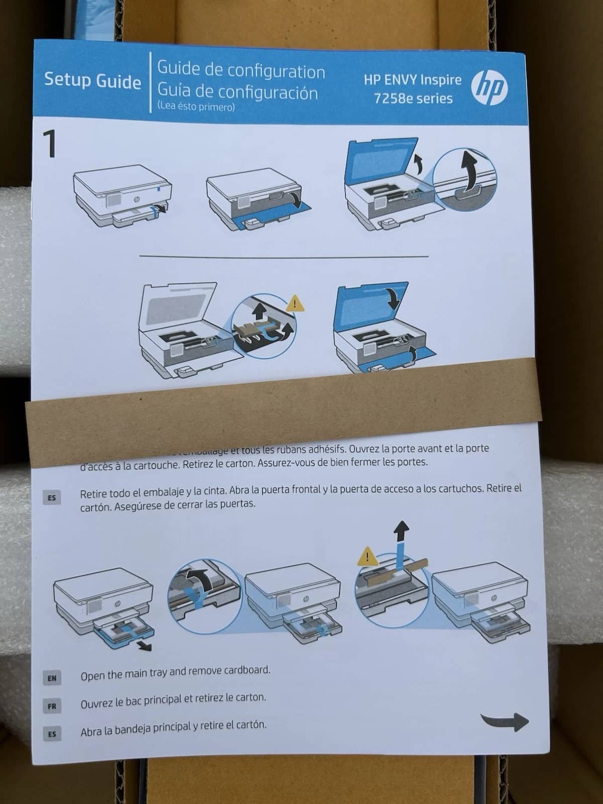 HP 7258e Printers For parts or not working