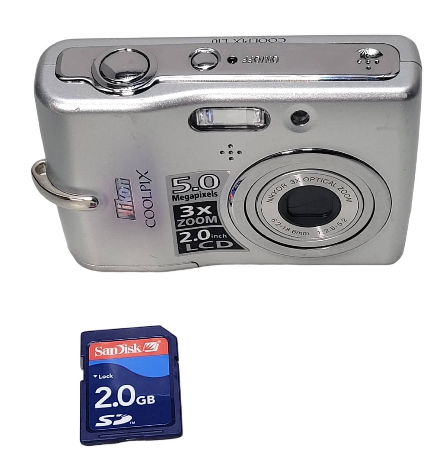 Nikon COOLPIX L10 Digital Cameras Silver New Body Only