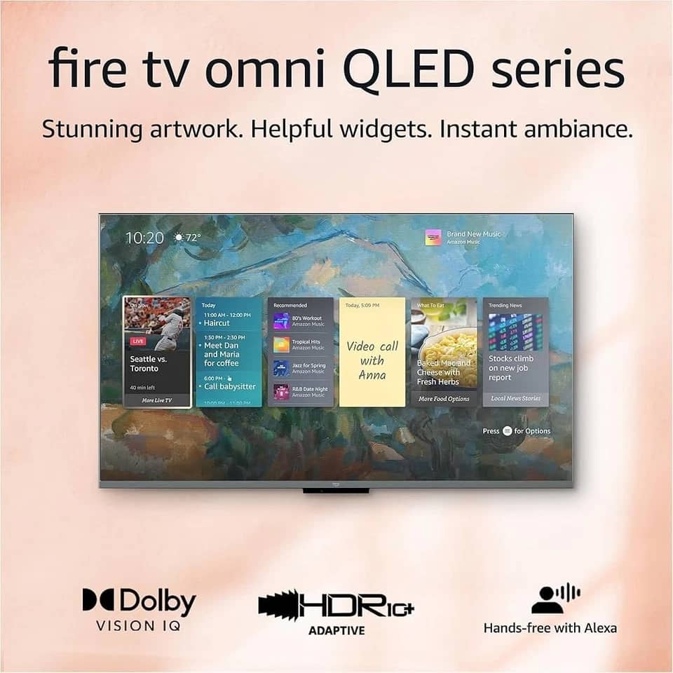 Amazon Fire TV Omni QLED TVs 43 inch New