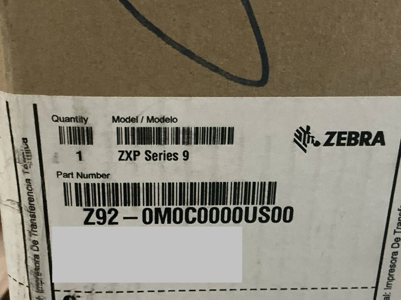 Zebra ZXP Series 9 Printers Used - Good
