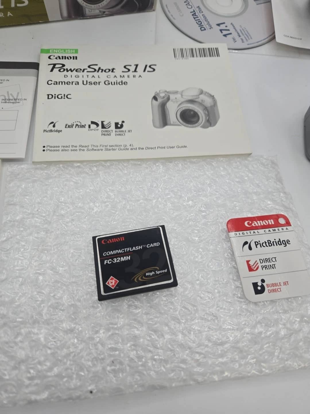 Canon PowerShot S1 IS Digital Cameras Silver New Body Only