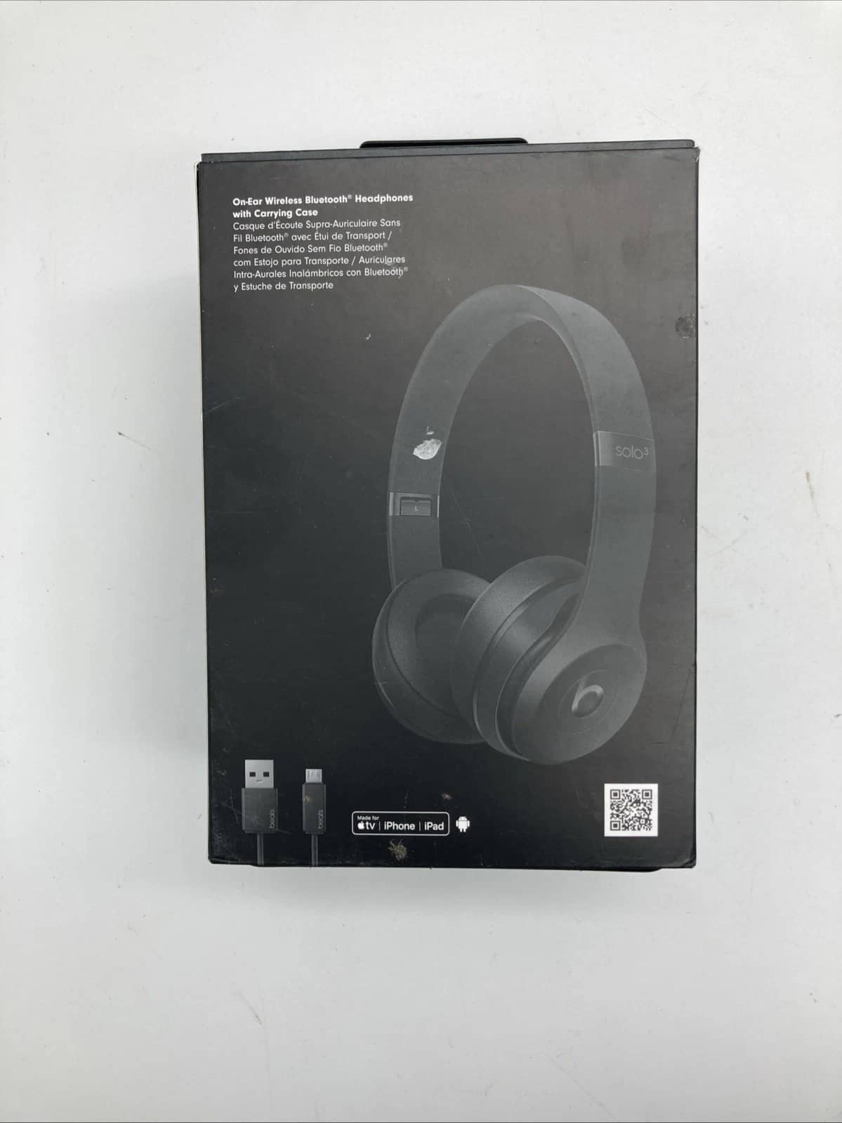 Beats Solo 3 Headphones & Earbuds Red Refurbished - Good