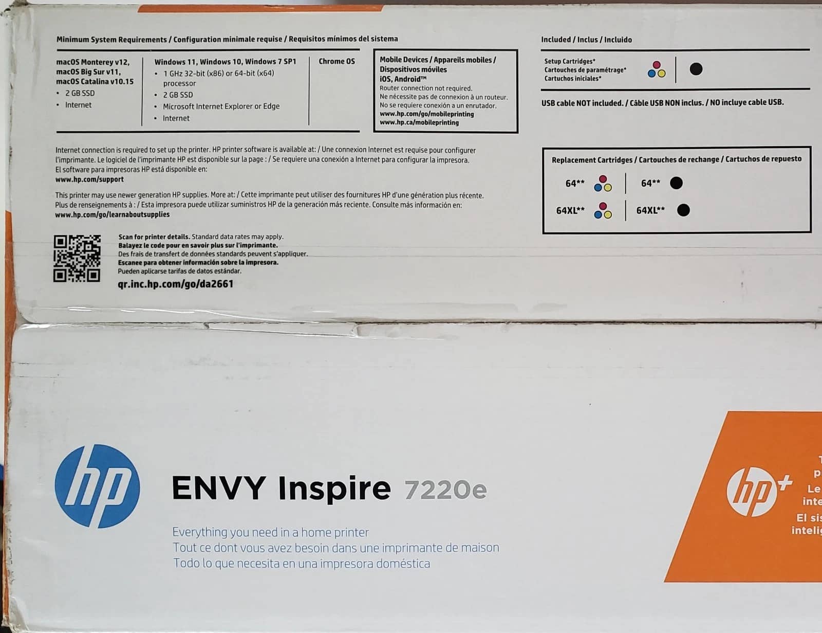 HP ENVY 7220e Printers New