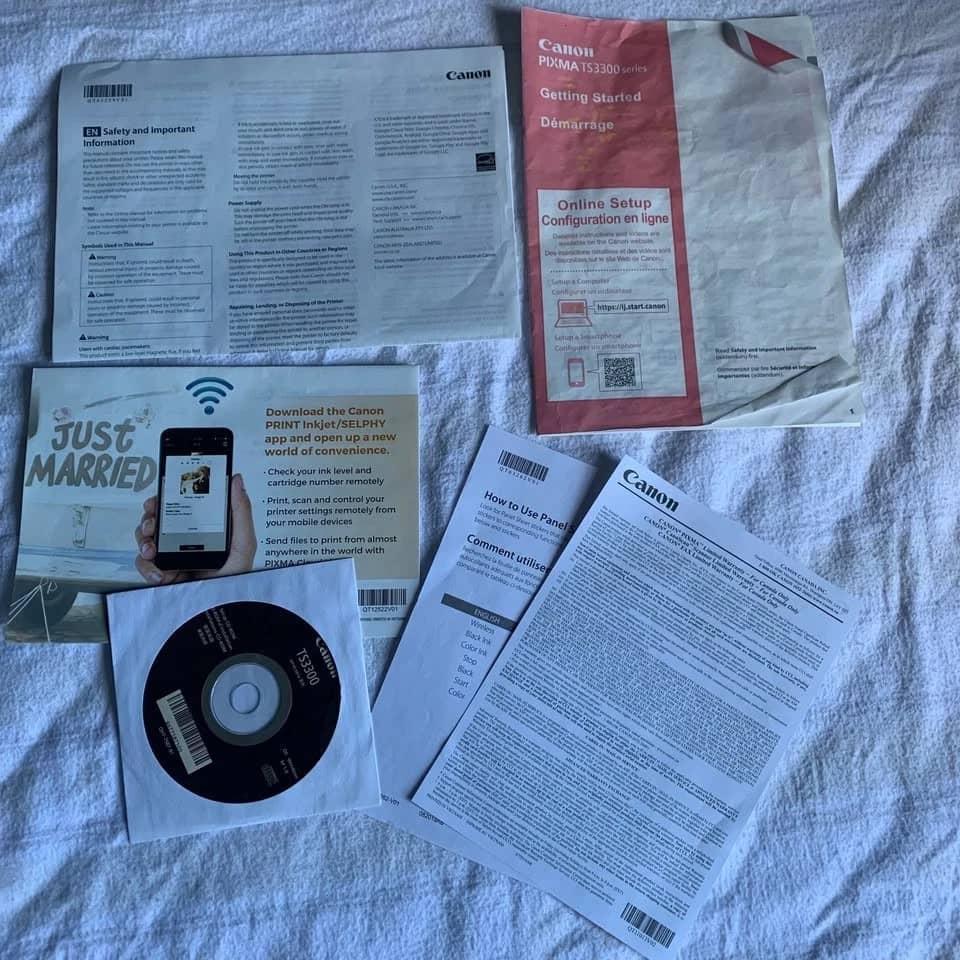 Canon PIXMA TS3327 Printers Used - Good