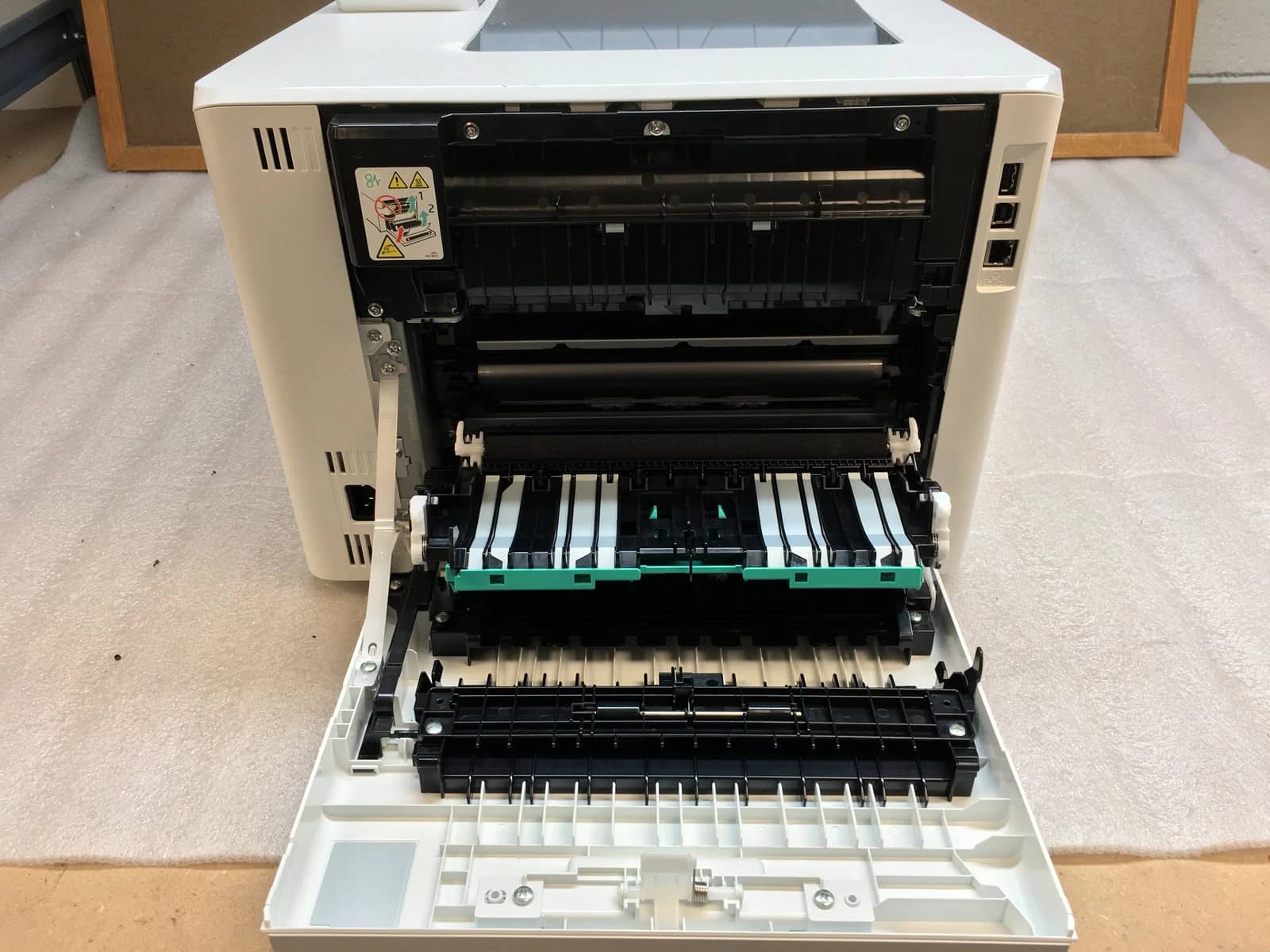 HP Color LaserJet Managed E45028dn Printers Used - Good