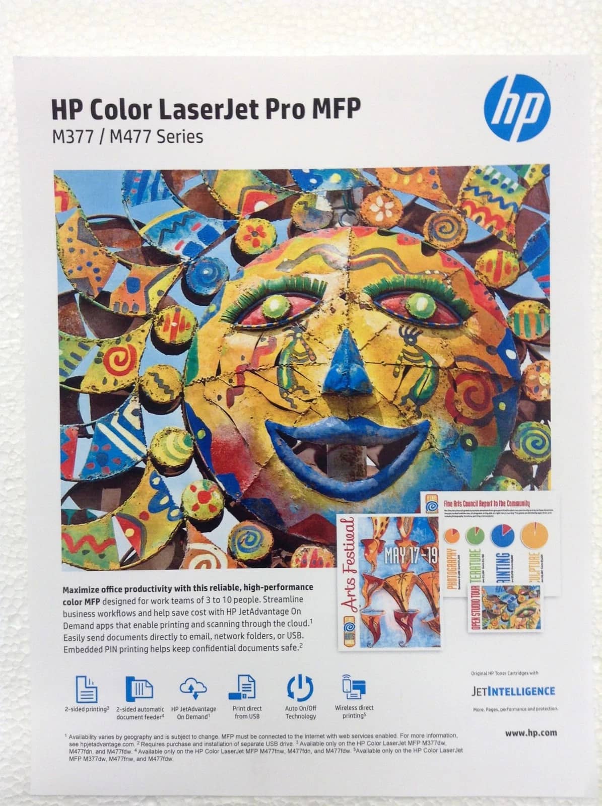 HP LaserJet Pro MFP M477fnw Printers Used - Good