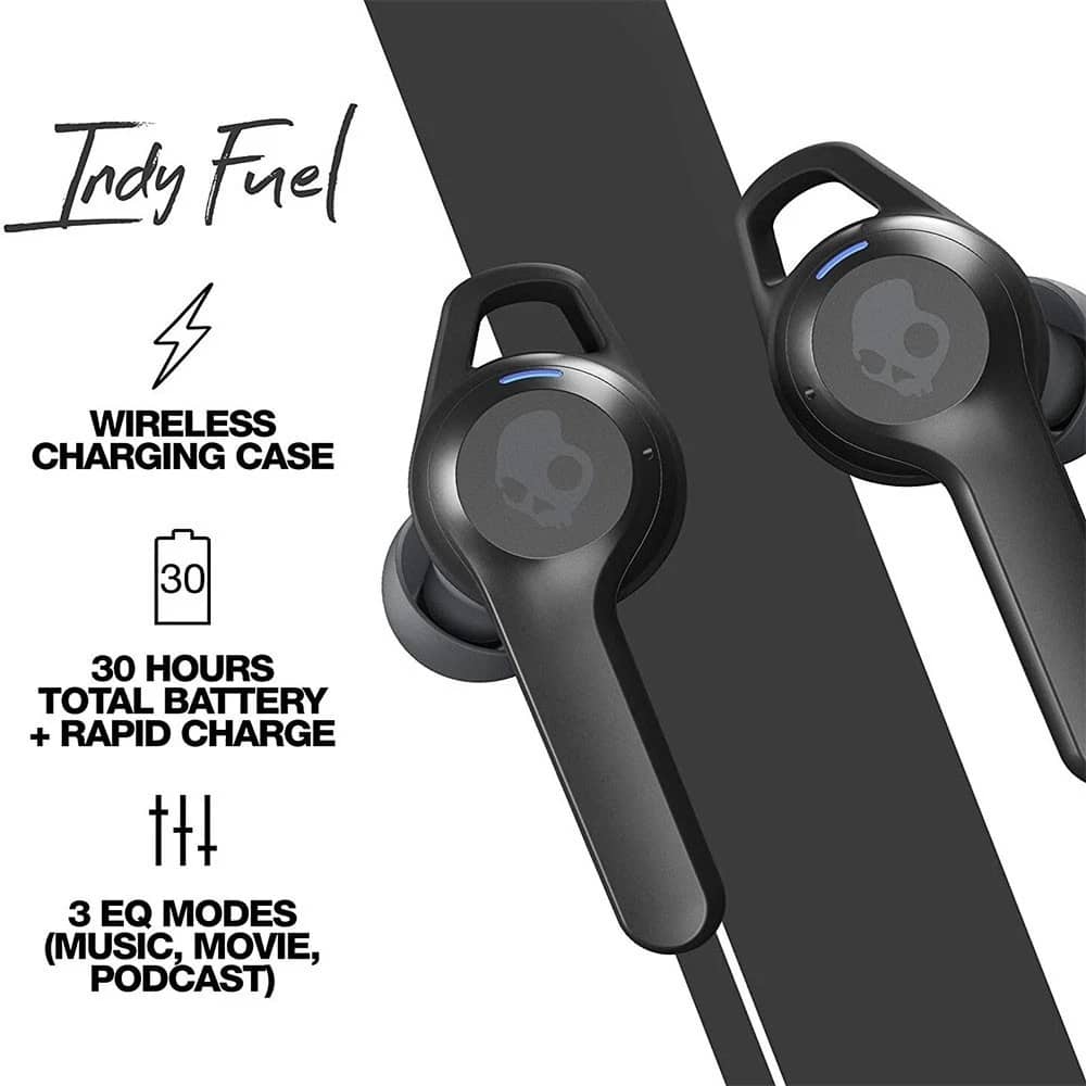 Skullcandy Indy Fuel Headphones & Earbuds Black New