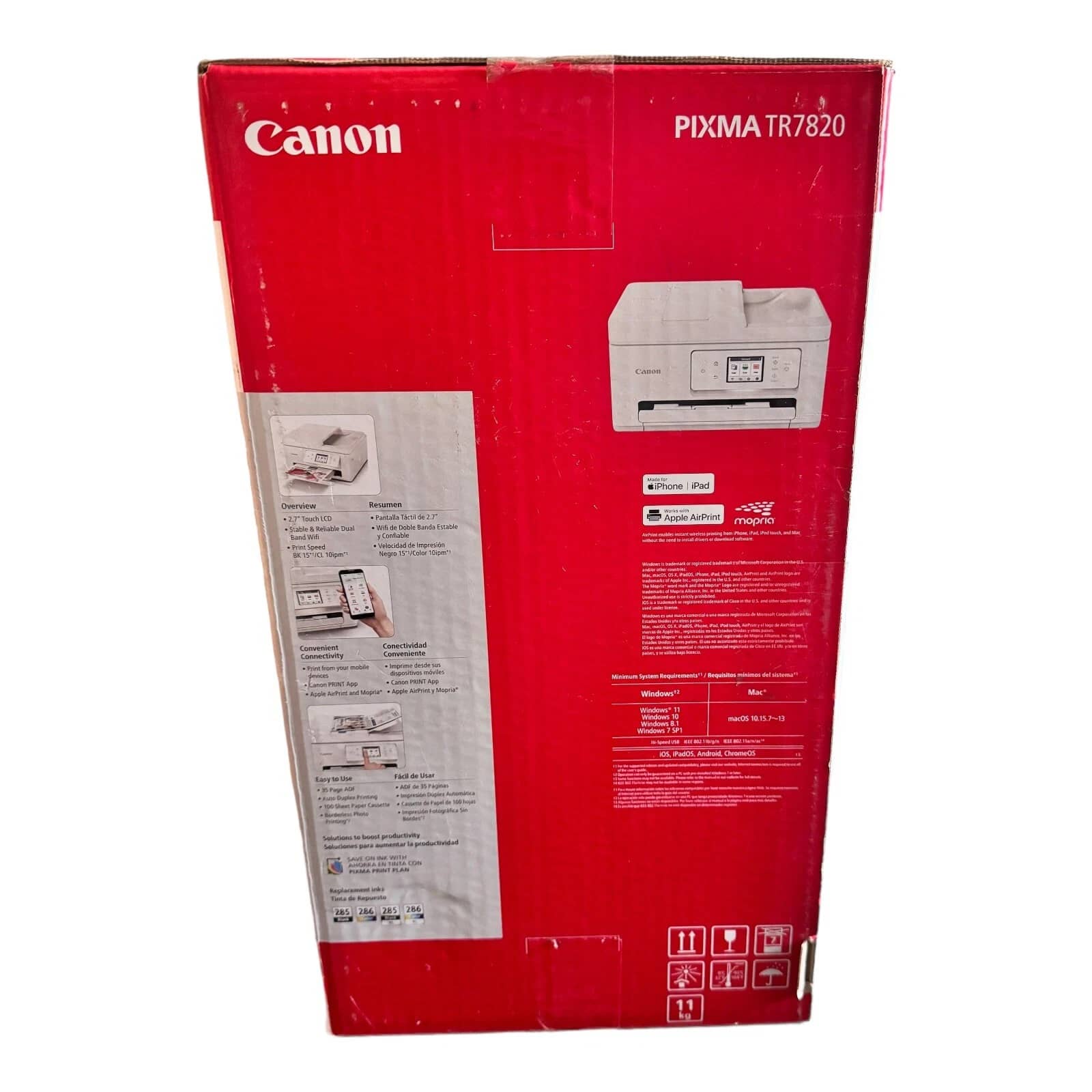 Canon PIXMA TR7820 Printers New