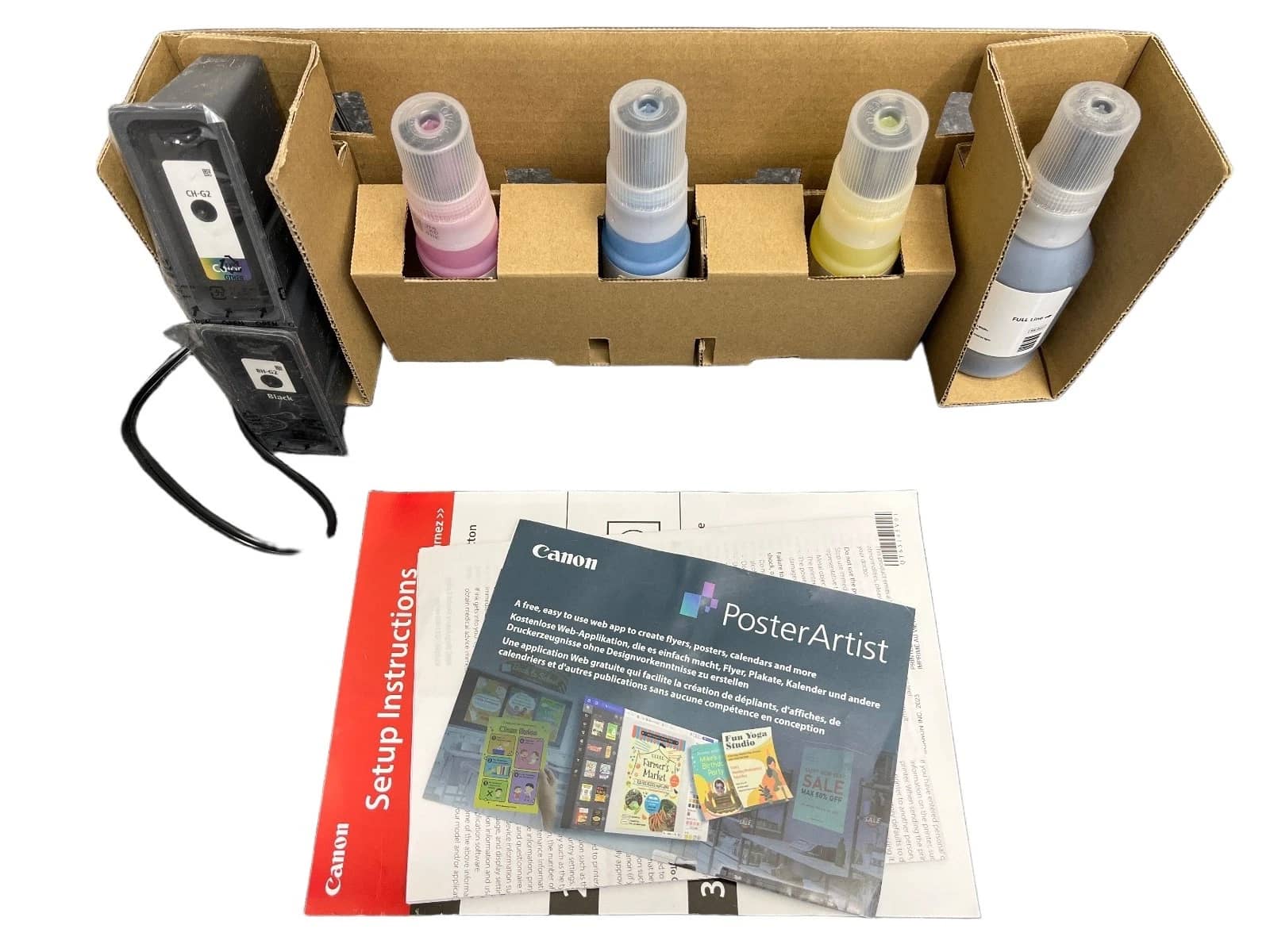 Canon MegaTank GX1020 Printers For parts or not working