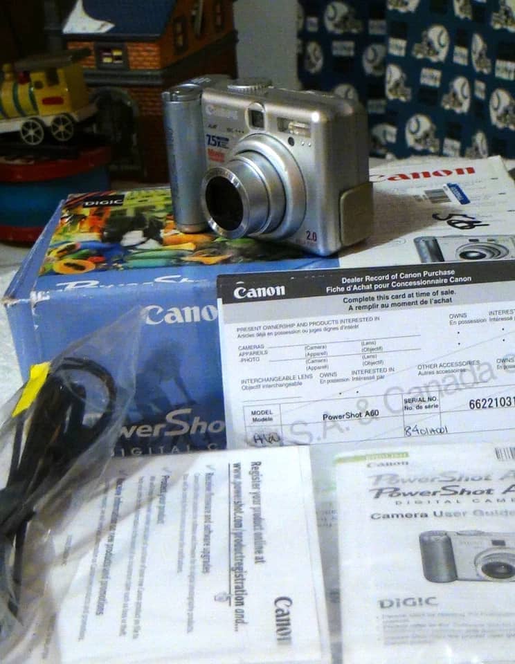 Canon PowerShot A60 Digital Cameras Silver New Body Only