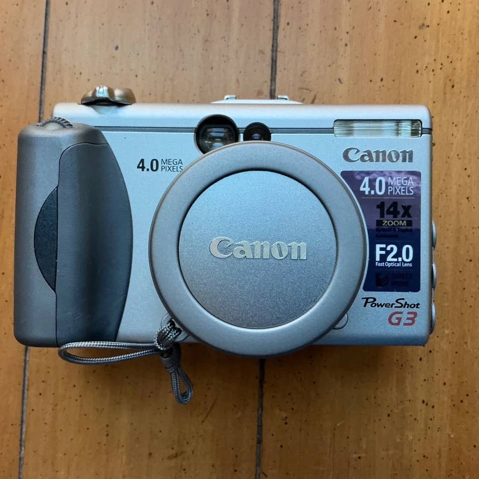 Canon PowerShot G3 Digital Cameras Gray Used - Very Good Body Only