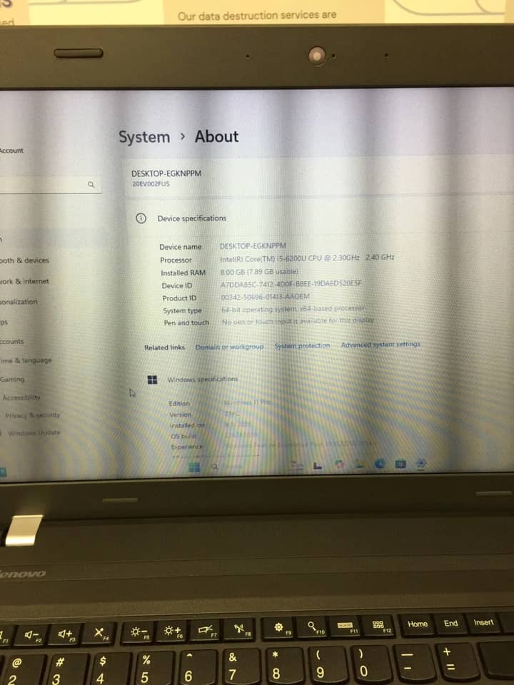 Lenovo ThinkPad E560 Computers