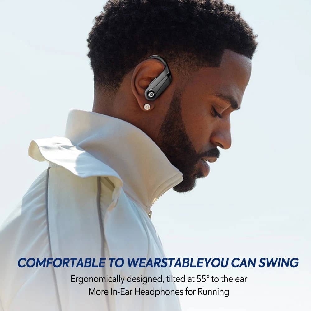 Mpow Q63-3 Headphones & Earbuds Black New