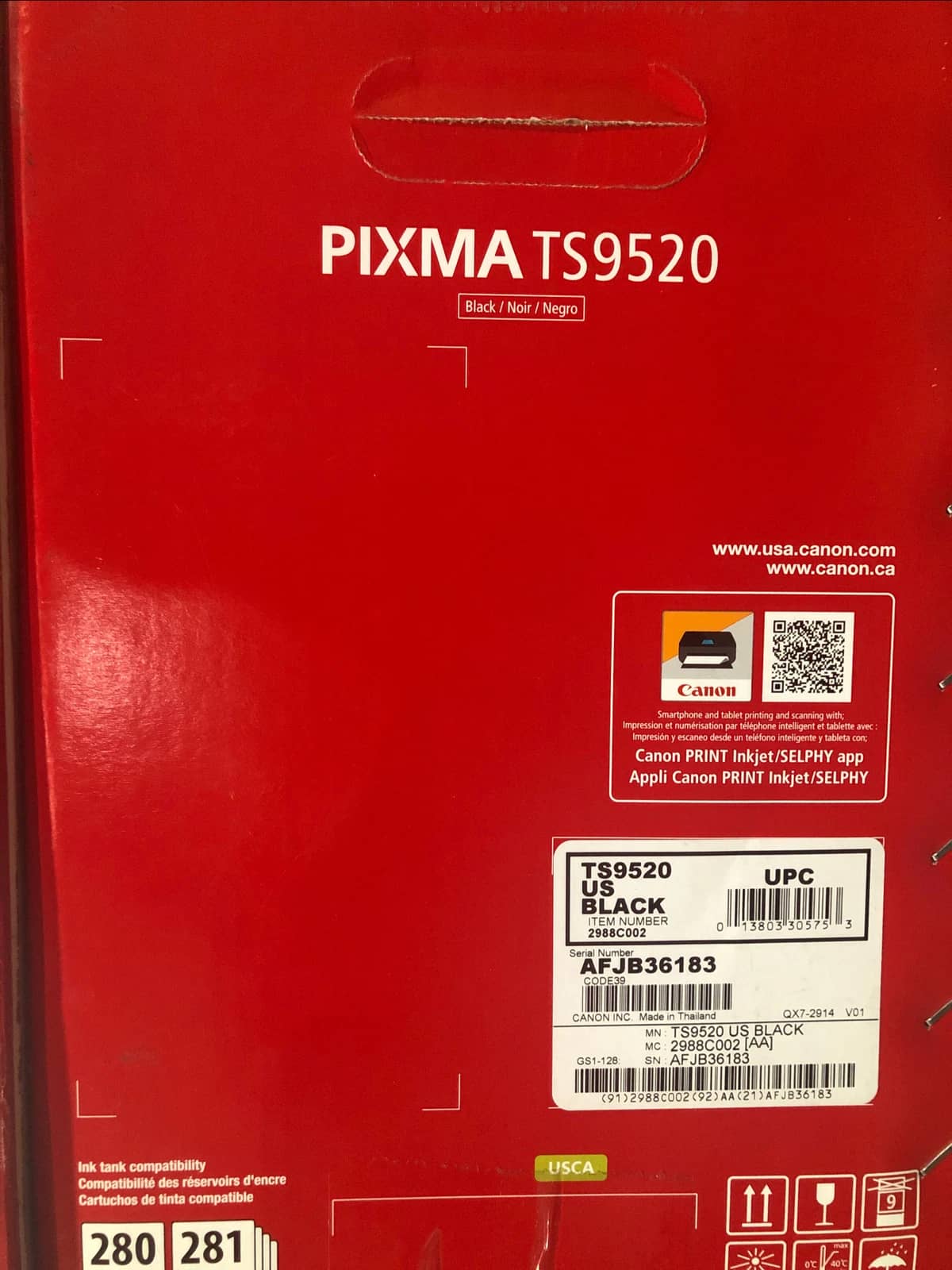 Canon 2988C002 Printers New