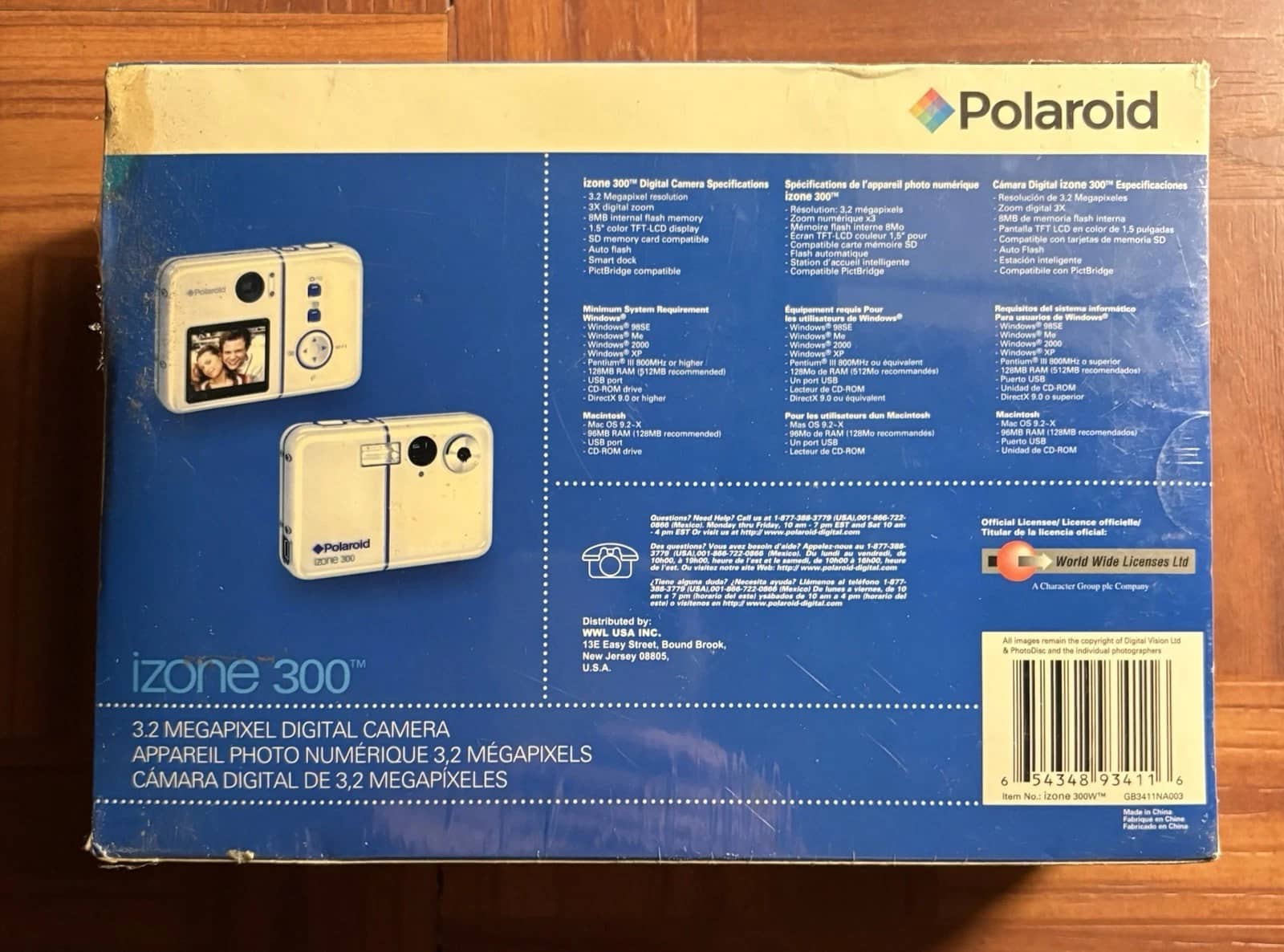 Polaroid iZone 300 Digital Cameras White New Body Only