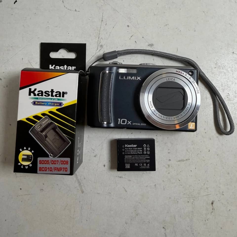 Panasonic LUMIX DMC TZ5A Digital Cameras Blue New Body Only