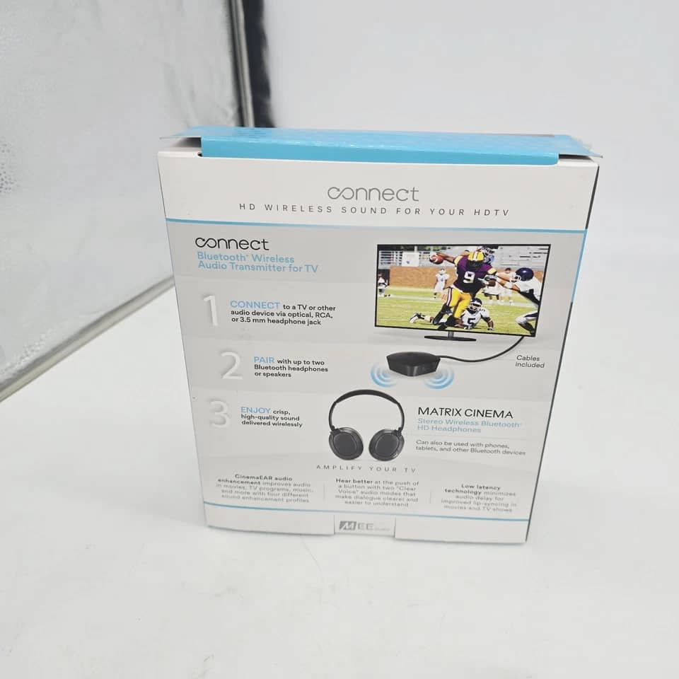 MEE audio Connect Headphones & Earbuds Black New