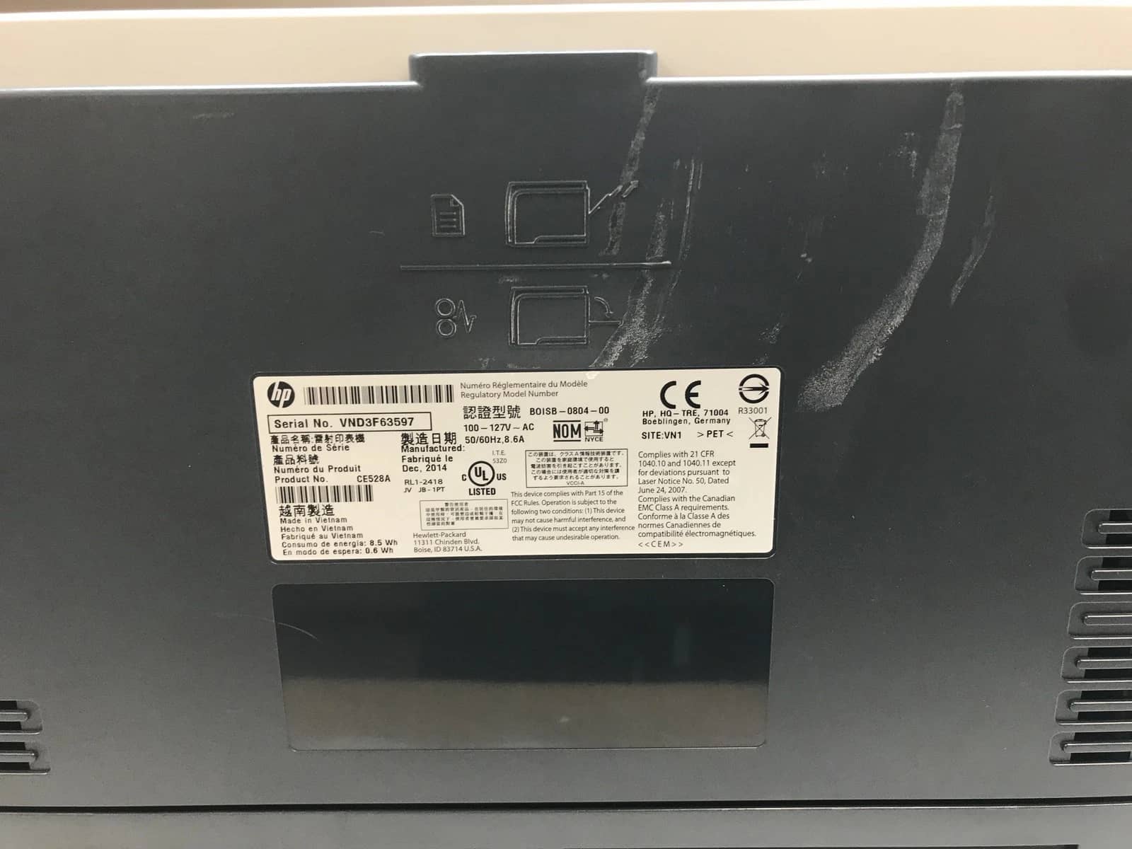 HP LaserJet Enterprise P3015 Printers Used - Good