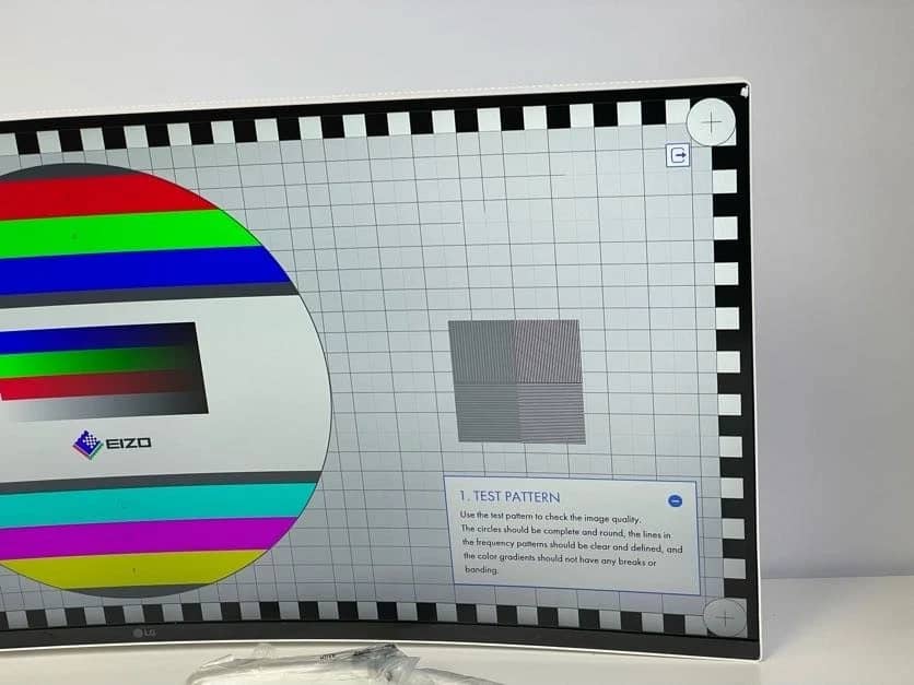 LG 34SR60QC-W Monitors For parts or not working
