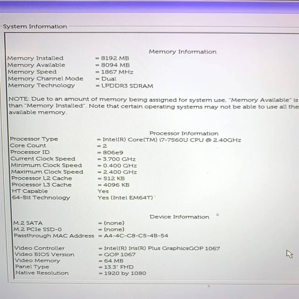 Dell XPS 13 Computers