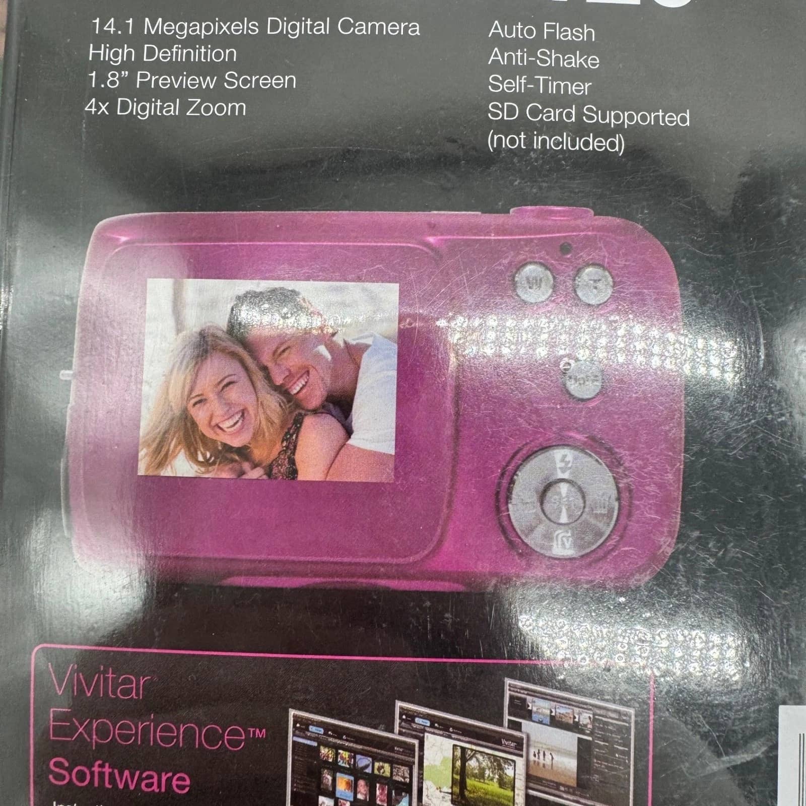 Vivitar ViviCam F126 Digital Cameras Blue New Body Only