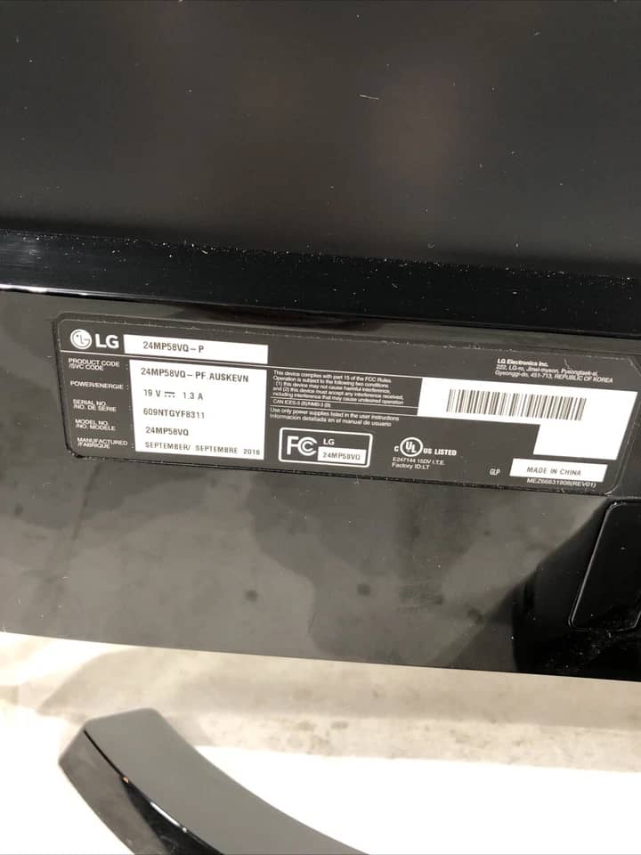 LG 24MP58VQ Monitors