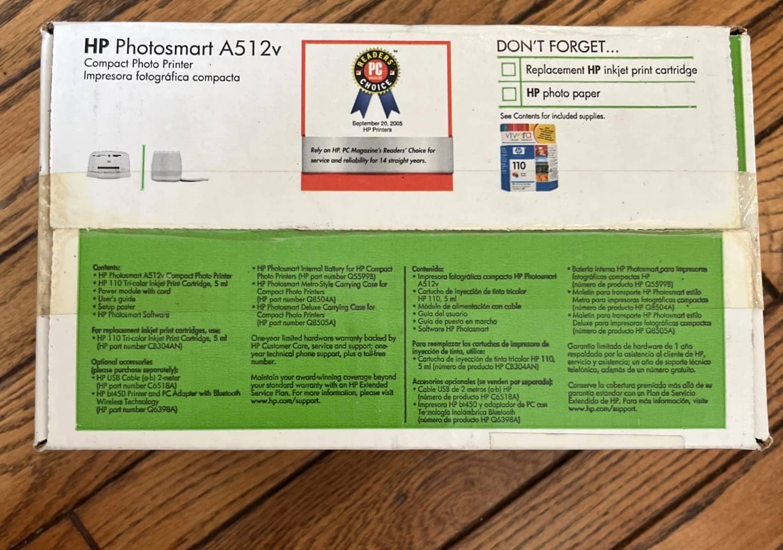 HP Photosmart A512v Printers New