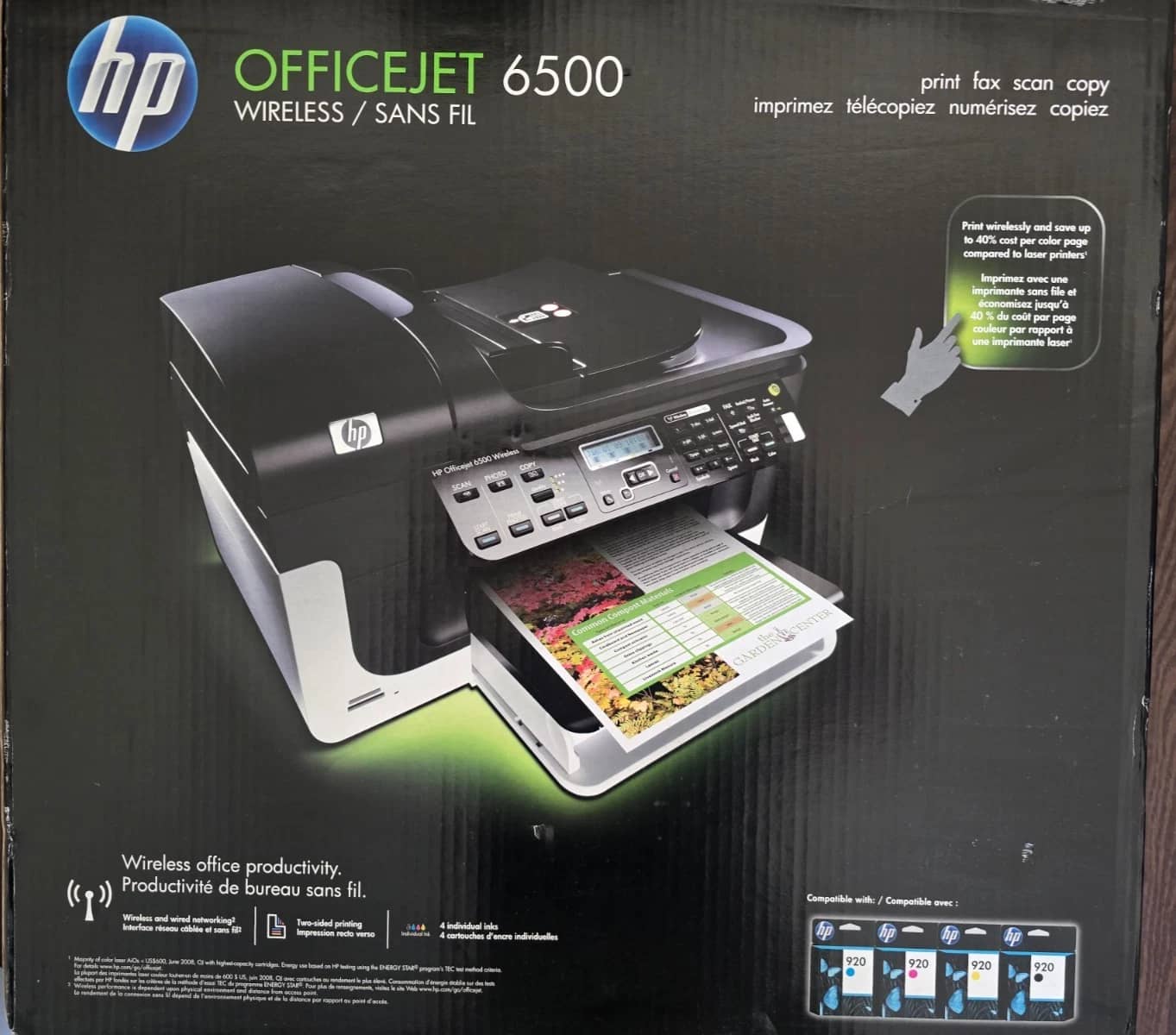 HP Officejet 6500 E709n Printers New