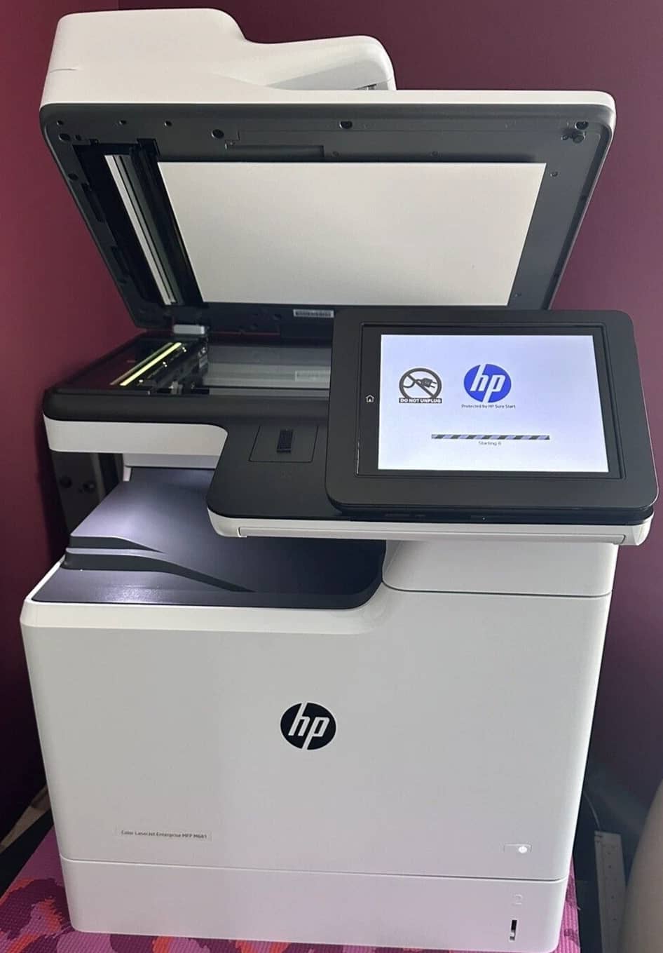 HP Color LaserJet Enterpirse MFP M681dh Printers Used - Good