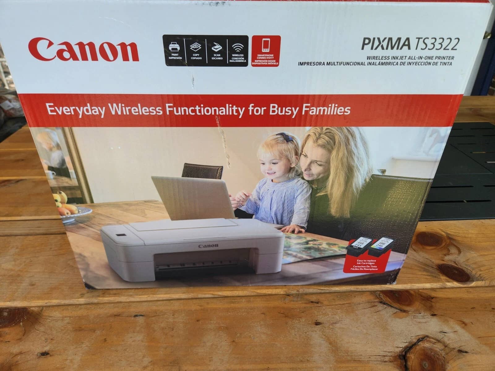 Canon TS3322 Printers New
