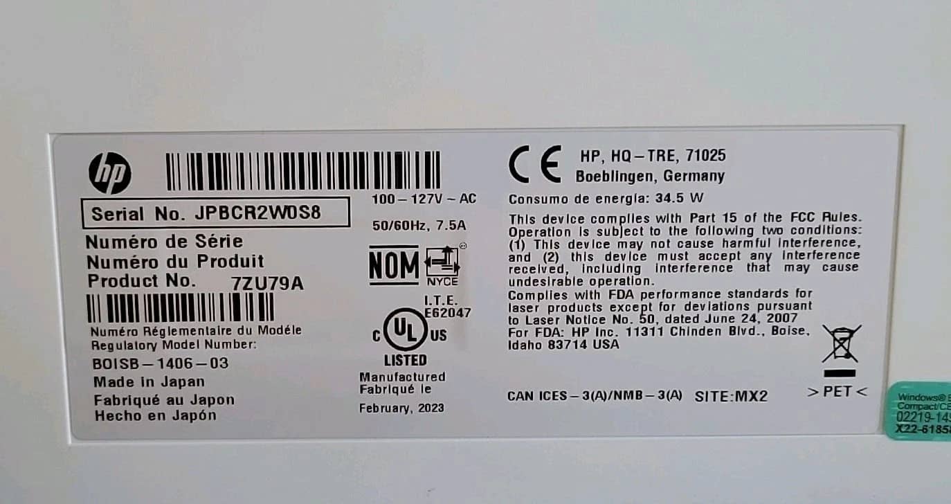 HP m555 Printers Used - Good