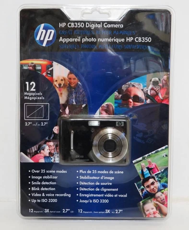 HP cb350 Digital Cameras Black New Body Only